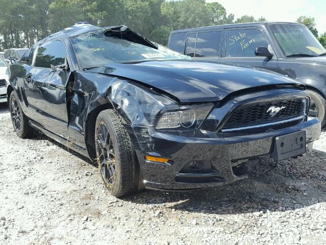 1ZVBP8AM7E5284108 - 2014 FORD MUSTANG BLACK photo 1