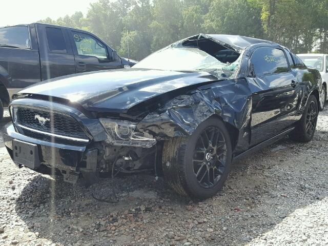 1ZVBP8AM7E5284108 - 2014 FORD MUSTANG BLACK photo 2