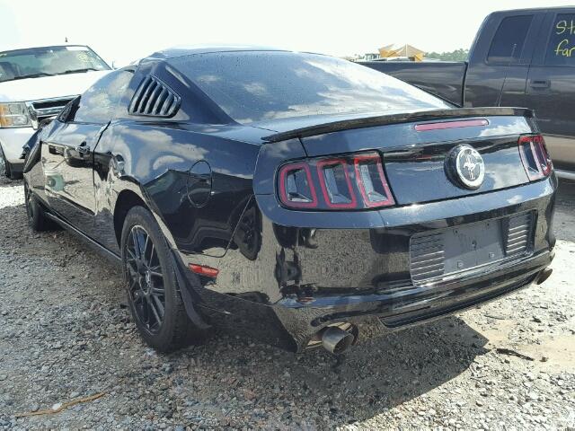 1ZVBP8AM7E5284108 - 2014 FORD MUSTANG BLACK photo 3