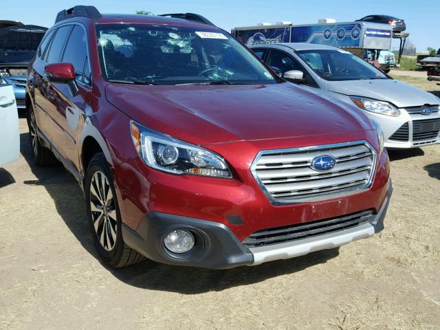 4S4BSENC6H3287773 - 2017 SUBARU OUTBACK 3. MAROON photo 1