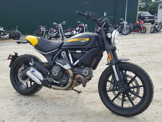 ML015ANM6GT008796 - 2016 DUCATI SCRAMBLER BLACK photo 1