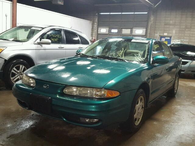 1G3NL52T7XC390346 - 1999 OLDSMOBILE ALERO GL TEAL photo 2