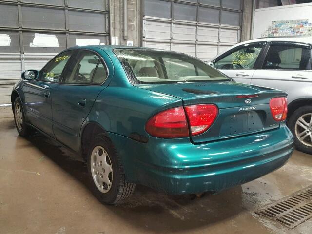 1G3NL52T7XC390346 - 1999 OLDSMOBILE ALERO GL TEAL photo 3