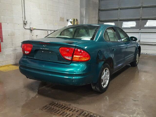 1G3NL52T7XC390346 - 1999 OLDSMOBILE ALERO GL TEAL photo 4