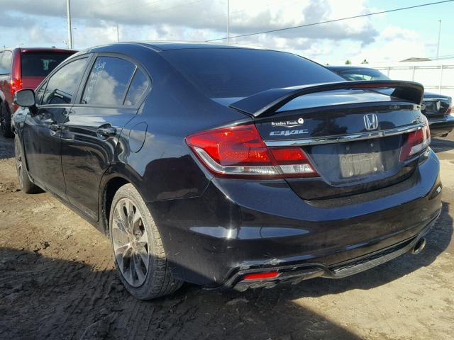 2HGFB6E54DH709075 - 2013 HONDA CIVIC SI BLACK photo 3