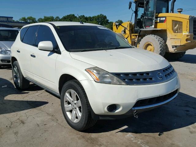 JN8AZ08W46W514978 - 2006 NISSAN MURANO WHITE photo 1