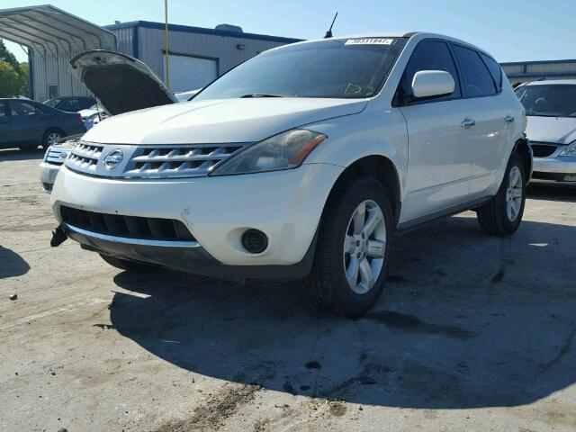 JN8AZ08W46W514978 - 2006 NISSAN MURANO WHITE photo 2