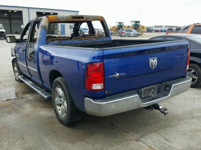 1C6RR6GG0GS168648 - 2016 RAM 1500 SLT BLUE photo 3