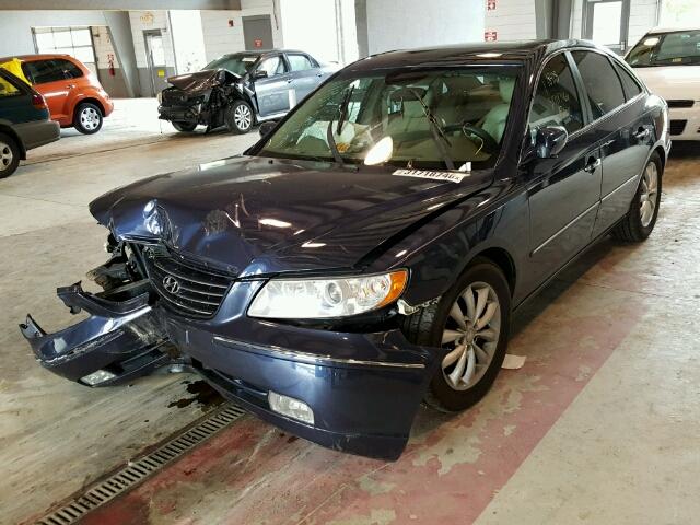 KMHFC46F07A174168 - 2007 HYUNDAI AZERA SE BLUE photo 2