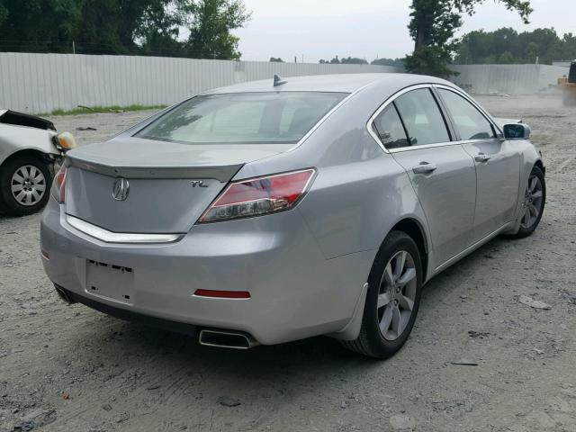 19UUA8F52EA002397 - 2014 ACURA TL TECH SILVER photo 4