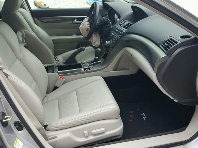 19UUA8F52EA002397 - 2014 ACURA TL TECH SILVER photo 5
