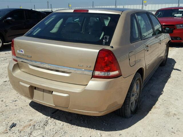 1G1ZT64894F199997 - 2004 CHEVROLET MALIBU MAX 金色 照片 4