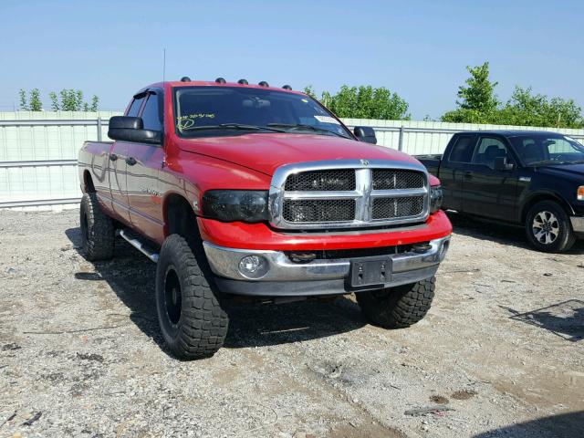 3D7LU38C84G205106 - 2004 DODGE RAM 3500 S RED photo 1