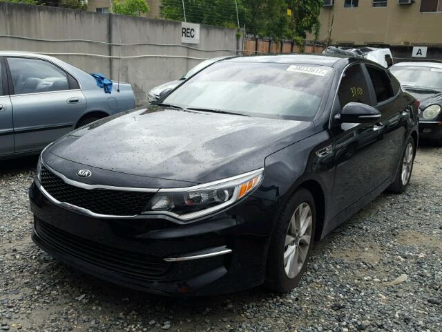 5XXGT4L33GG003244 - 2016 KIA OPTIMA LX BLACK photo 2