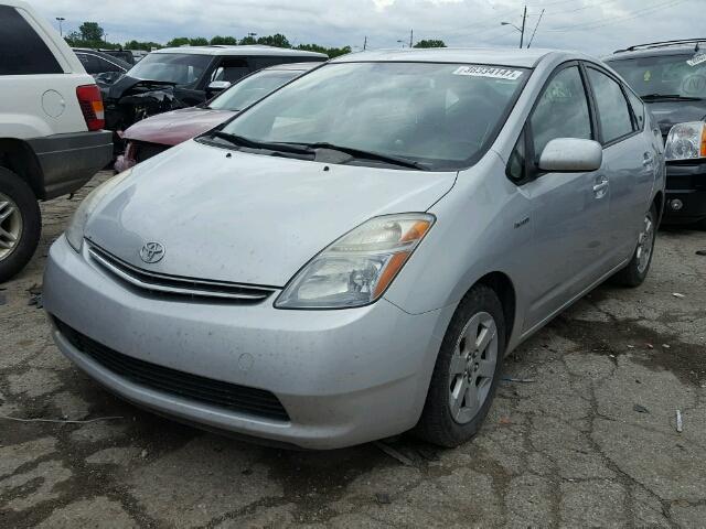 JTDKB20U573205680 - 2007 TOYOTA PRIUS SILVER photo 2