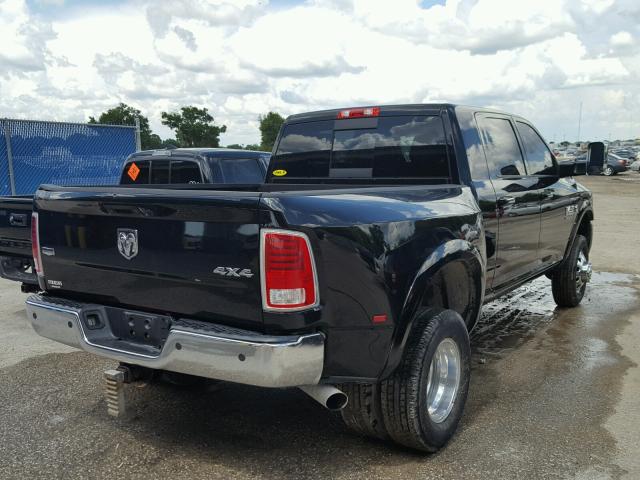 3C63RRML1EG232855 - 2014 RAM 3500 LARAM BLACK photo 4