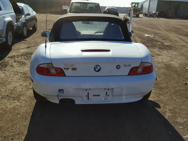 WBACH9340YLG18096 - 2000 BMW Z3 2.3 WHITE photo 6