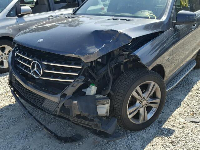 4JGDA5HB6CA008972 - 2012 MERCEDES-BENZ ML 350 4MA CHARCOAL photo 9