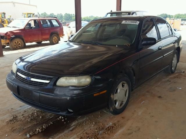 1G1NE52J1Y6315305 - 2000 CHEVROLET MALIBU LS BLACK photo 2