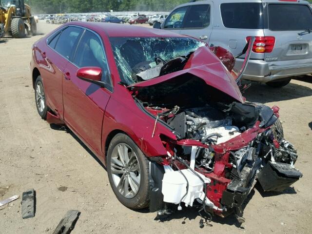 4T1BF1FK0HU778515 - 2017 TOYOTA CAMRY MAROON photo 1