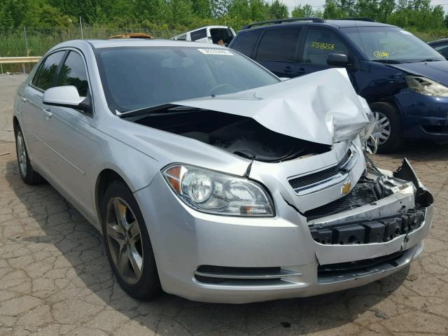 1G1ZC5EB0A4145368 - 2010 CHEVROLET MALIBU 1LT SILVER photo 1
