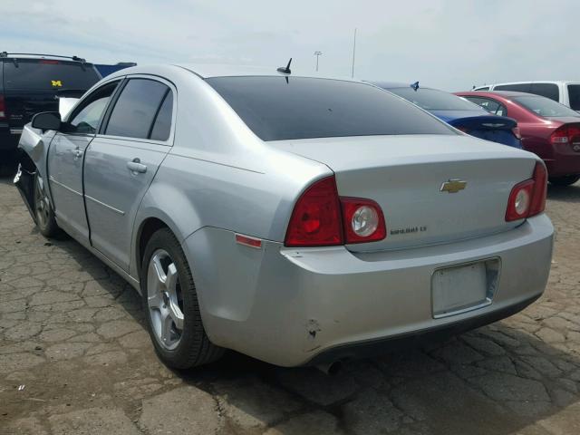 1G1ZC5EB0A4145368 - 2010 CHEVROLET MALIBU 1LT SILVER photo 3