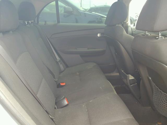 1G1ZC5EB0A4145368 - 2010 CHEVROLET MALIBU 1LT SILVER photo 6