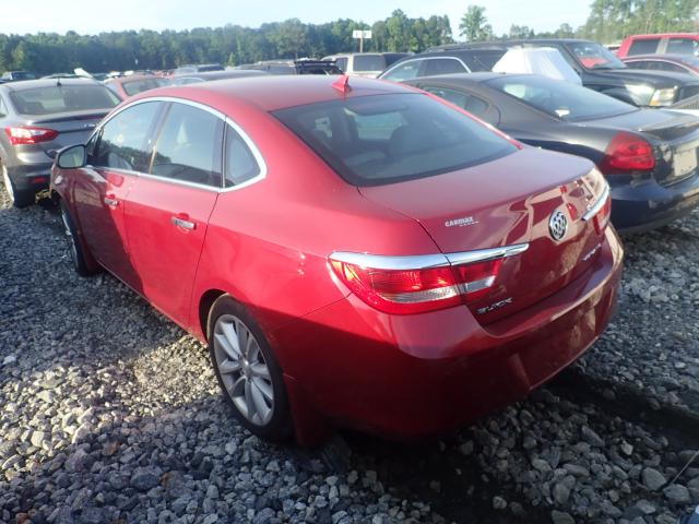 1G4PR5SK3E4170946 - 2014 BUICK VERANO CON RED photo 3