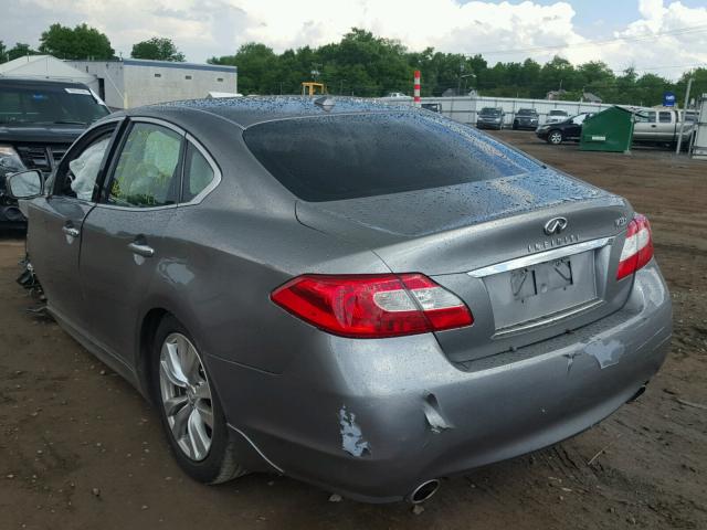 JN1BY1AR1CM391292 - 2012 INFINITI M37 X GRAY photo 3