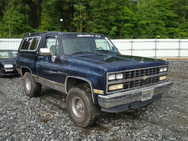 1GNEV18K4LF121559 - 1990 CHEVROLET BLAZER V10 BLUE photo 1