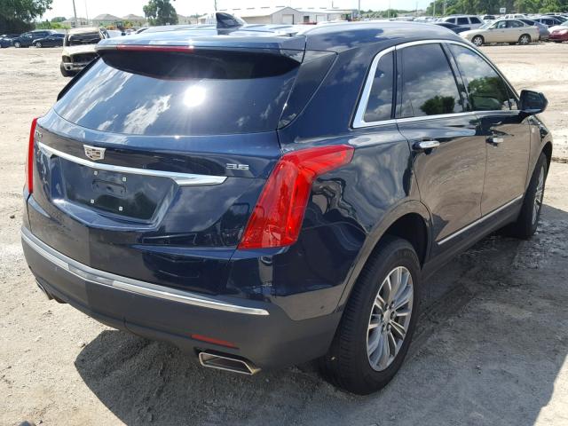 1GYKNBRS2HZ224379 - 2017 CADILLAC XT5 LUXURY BLUE photo 4