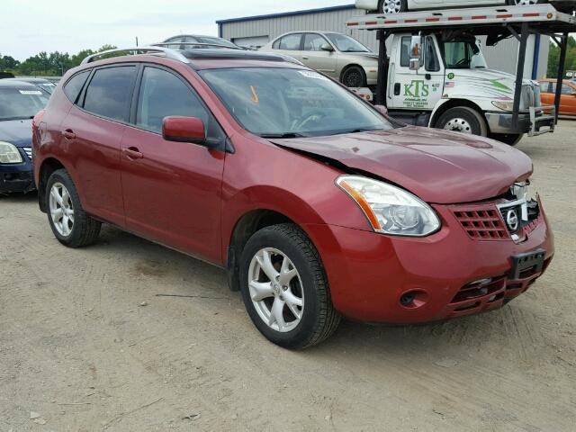 JN8AS58V89W183111 - 2009 NISSAN ROGUE S RED photo 1