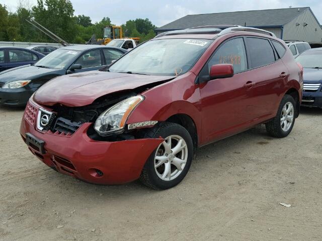 JN8AS58V89W183111 - 2009 NISSAN ROGUE S RED photo 2