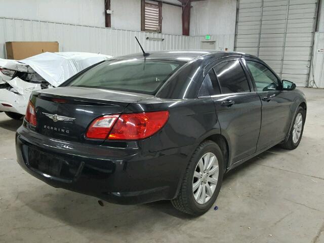 1C3CC5FB5AN212640 - 2010 CHRYSLER SEBRING LI BLACK photo 4