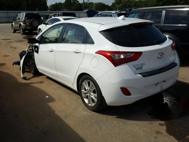 KMHD35LE1DU155213 - 2013 HYUNDAI ELANTRA GT WHITE photo 3