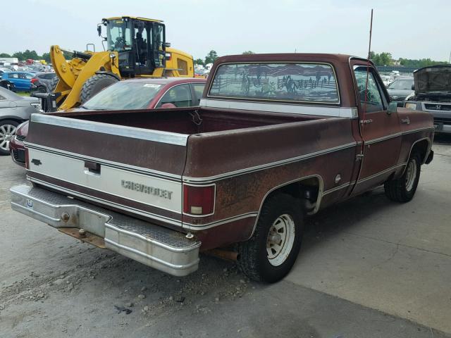 CCL148S205084 - 1978 CHEVROLET C-10 BROWN photo 4