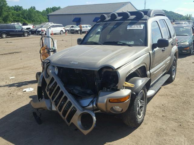 1J4GL38KX3W731463 - 2003 JEEP LIBERTY RE BROWN photo 2