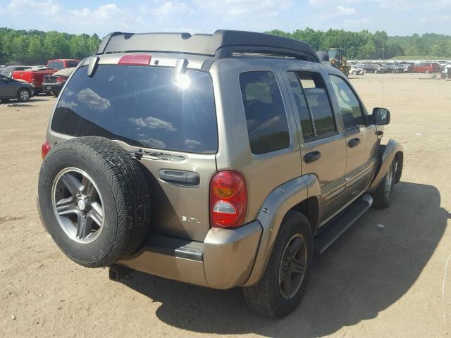 1J4GL38KX3W731463 - 2003 JEEP LIBERTY RE BROWN photo 4