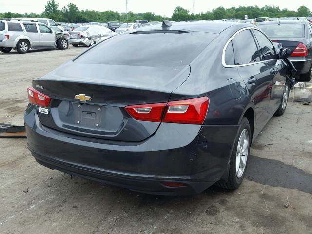 1G1ZB5STXHF280646 - 2017 CHEVROLET MALIBU LS GRAY photo 4