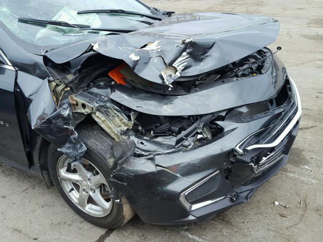 1G1ZB5STXHF280646 - 2017 CHEVROLET MALIBU LS GRAY photo 9