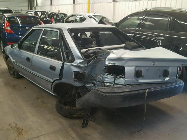 1Y1SK5460NZ039930 - 1992 GEO PRIZM BASE ლურჯი ფოტო 3