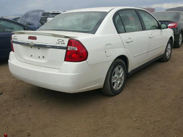 1G1ZT548X5F153378 - 2005 CHEVROLET MALIBU WHITE photo 4