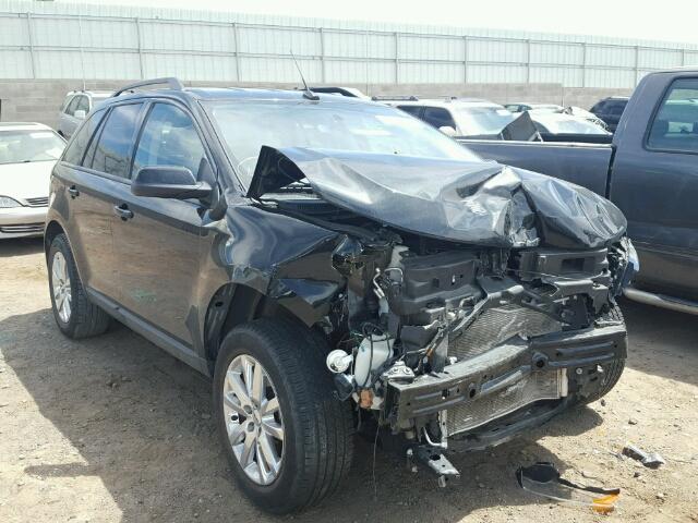 2FMDK4JCXDBB44716 - 2013 FORD EDGE SEL BLACK photo 1