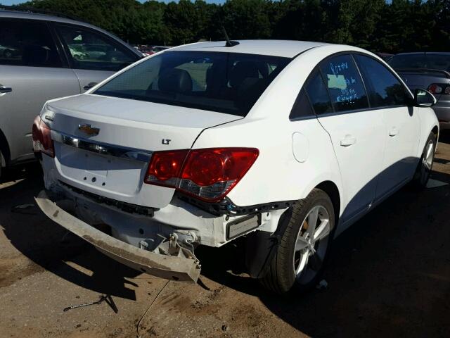 1G1PE5SB0D7120835 - 2013 CHEVROLET CRUZE LT WHITE photo 4