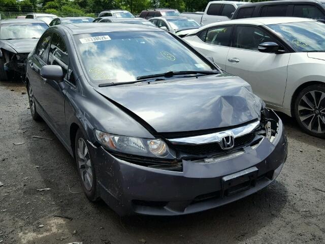 2HGFA15989H504021 - 2009 HONDA CIVIC EXL ნაცრისფერი ფოტო 1