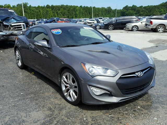 KMHHU6KJ1DU091130 - 2013 HYUNDAI GENESIS CO GRAY photo 1