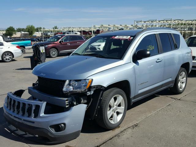 1C4NJDBB0DD196514 - 2013 JEEP COMPASS SP BLUE photo 2