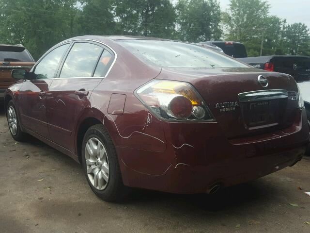 1N4AL2AP9CC134985 - 2012 NISSAN ALTIMA BAS BURGUNDY photo 3