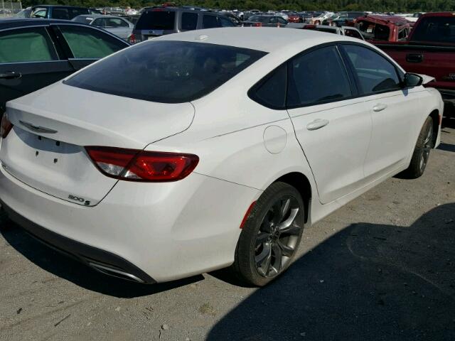 1C3CCCDG1FN557089 - 2015 CHRYSLER 200 S WHITE photo 4