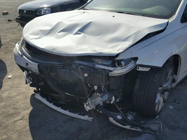 1C3CCCDG1FN557089 - 2015 CHRYSLER 200 S WHITE photo 9